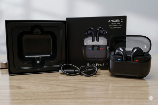 BUDS PRO 3 EARBUDS (Compatible with Android , IOS & Windows)