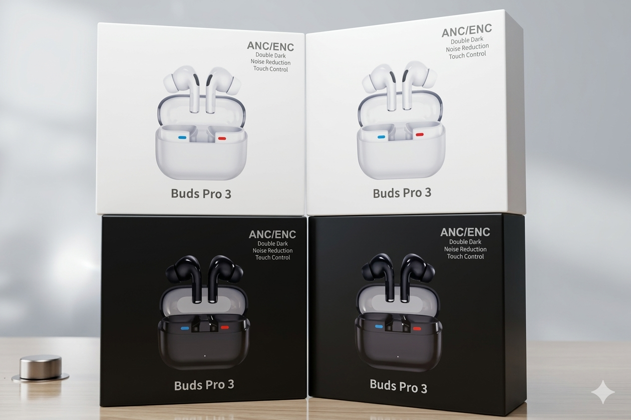BUDS PRO 3 EARBUDS (Compatible with Android , IOS & Windows)